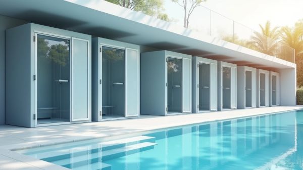 Comment choisir une cabine vestiaire piscine pratique et sécurisée