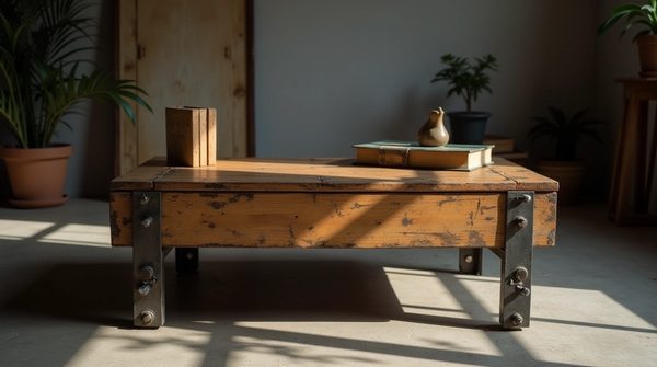 Découvrez les atouts de la table basse vintage industrielle